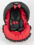 Imagem de Kit capa de bebê conforto e redutor - vermelho bola preta