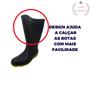 Imagem de Kit Capa de Chuva C/ Capuz Delta + Bota PVC Impermeável