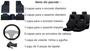 Imagem de Kit Capa de Couro Personalizada para Hilux 19-24 + Tapete de Qualidade + Capa de Volante