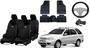 Imagem de Kit Capa de Couro Weekend 04-08 + Tapete e Volante Luxuosos