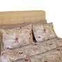 Imagem de Kit capa de edredom queen estampado 400 fios luxo 2,40 x 2,60 com zíper + 2 fronhas duvet