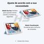 Imagem de Kit Capa de iPad 9 8 7 Geração 10.2" + Película Fosca Paperlike Sensaçao de Papel - Smart Case Protetora c Espaço para Caneta Stylus Pen