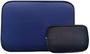 Imagem de Kit Capa de Neoprene Protetora para Notebook Azul e Estojo para Cabos ou Porta HD Preta