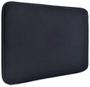 Imagem de Kit Capa de Neroprene Protetora Para Notebook Roxa e Estojo para Cabos ou Porta HD Preta