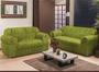 Imagem de Kit Capa De Sofa Padrao Elasticada 3 E 2 Lugares 21 Elásticos