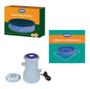 Imagem de Kit Capa + Forro + Filtro Para Piscina Inflável Splash Fun 4600 L - Mor