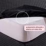 Imagem de Kit Capa Impermeável para Colchão Casal Padrão + 02 Protetor Impermeável para Travesseiro - 4 Camadas de Proteção