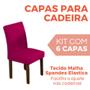 Imagem de Kit Capa para Cadeira de Jantar e Sala 4, 6 ou 8 Lugares em Malha Gel Premium