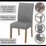 Imagem de Kit Capa Para Cadeiras 6 Unidades Malha Cores