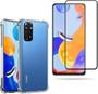 Imagem de Kit Capa Pelicula de Vidro Compatível com Xiaomi Redmi Note 11 e Note 11S