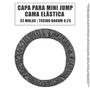 Imagem de Kit Capa Preta e Capa Rosa Para Mini Jump 32 Molas 98CM