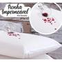 Kit Capa Protetor Para Colchão Casal Impermeável Padrão + Protetor Para Travesseiro - Angel Distribuidora Imagem de Kit Capa Protetor Para Colchão Casal Impermeável Padrão + Protetor Para Travesseiro