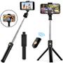 Imagem de Kit Capa Samsung A03 Core +Mini Tripé Selfie Bluetooth +Película 3D Armyshield