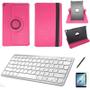 Imagem de Kit Capa/Teclado branco /Can/Pel Galaxy Tab A T510/T515 10.1 Rosa