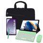 Imagem de Kit Capa Teclado p/ Tablet Galaxy Tab A9 Plus + Película + Caneta Touch