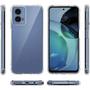 Imagem de Kit Capa Transparente + Película 3D de Vidro Privacidade + Fone de Ouvido com Fio para Motorola Moto G24