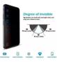 Imagem de Kit Capa Transparente + Película Fosca Privacidade de Cerâmica para Samsung Galaxy M35 5G