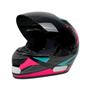 Imagem de KIT Capacete Feminino Ebf New Spark Esportivo + Viseira Fumê