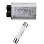 Imagem de Kit Capacitor Microondas  0,70uf +  Fusivel Cerâmico 20a 
