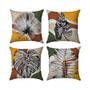 Imagem de Kit Capas Almofadas Decorativas Folhas 04 45x45 - ID Decor