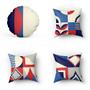 Imagem de Kit Capas De Almofadas Decorativas Com Redonda 40X40Cm 345