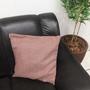 Imagem de Kit Capas de Almofadas em Suede Texturizado Premium 50x50cm + capa 30x50cm Rose