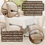 Imagem de Kit Capas de Cadeira Jantar Lisa Splendore Ajustável com Elástico 06 Peças - Tecido Veludo Decoração Luxo Para Cozinha