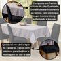 Imagem de Kit Capas de Cadeira Jantar Lisa Splendore Ajustável com Elástico 08 Peças - Tecido Veludo Decoração Luxo Para Cozinha
