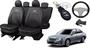 Imagem de Kit Capas de Couro Hyundai Azera 2009 + Capa de Volante + Chaveiro Hyundai