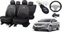 Imagem de Kit Capas de Couro Hyundai Elantra 2014 + Capa de Volante + Chaveiro Hyundai