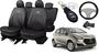 Imagem de Kit Capas de Couro Hyundai HB20 2016 + Capa de Volante + Chaveiro Hyundai