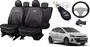 Imagem de Kit Capas de Couro Hyundai HB20 2023 + Capa de Volante + Chaveiro Hyundai