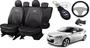 Imagem de Kit Capas de Couro Hyundai Veloster 2011 + Capa de Volante + Chaveiro Hyundai