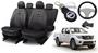 Imagem de Kit Capas de Couro Nissan Frontier 2008 + Capa de Volante + Chaveiro Nissan