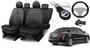 Imagem de Kit Capas de Couro Nissan Sentra 2001 a 2002 + Capas de Volante + Chaveiro Nissan