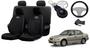 Imagem de Kit Capas de Couro Toyota Corolla 1998 + Capa de Volante + Chaveiro Toyota