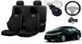 Imagem de Kit Capas de Couro Toyota Corolla 2013 + Capa de Volante + Chaveiro Toyota