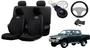 Imagem de Kit Capas de Couro Toyota Hilux 1998 + Capa de Volante + Chaveiro Toyota