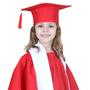 Imagem de Kit Capelo Formatura Infantil Vermelho 10 Unidades