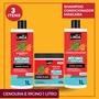 Imagem de Kit Capilar Shampoo e Condicionador + Máscara Hidratante Óleo de Rícino e Cenoura 1 L Sallon Linda