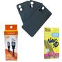 Imagem de Kit Capinha AntiShock Preto P/ Moto G34 + Cabo Tipo-C + Pelicula 9D - ArmyShield