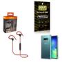 Imagem de Kit Capinha Samsung S10 e Fone Bluetooth Esportivo e Película de vidro 3D