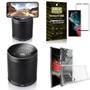 Imagem de Kit Capinha Samsung S22 Ultra + Som Bluetooth Potente Q3 + Película Vidro 3D