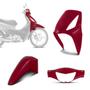 Imagem de Kit Carenagem 3 Peças Roupa Honda Biz 125 2006 2007 2008 2009 2010 Pro Tork