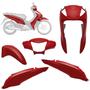 Imagem de Kit Carenagem Conjunto Plástico Pro Tork Moto Honda Biz 125 2011 2012 2013