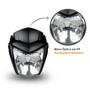 Imagem de Kit Carenagem Farol Completa Plástico Bananinha Frente Moto Honda Fan 150 Esdi Fosco 2014 2015