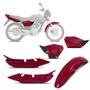 Imagem de Kit Carenagem Moto Honda Fan 125 2005 2006 2007 2008 3 Peças Pro Tork Substituição Alta Resistência