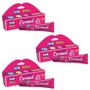 Imagem de Kit Carmed Fini Beijos Hidratante Labial Efeito Gloss Cor Rosa Com 3 Unidades De 10g Cada