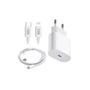 Imagem de Kit Carregador 20W + Cabo Tipo C 1 USB FKT-PD525 FAM