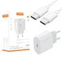 Imagem de Kit Carregador Completo Cabo Fonte 30W Tipo c Tipo C Para Android Anatel Iphone Linha 15 16